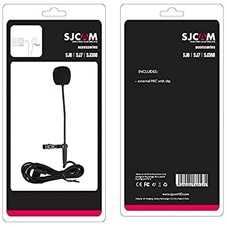 SJCAM External Microphone for SJ6 Legend, SJ7 Star, SJ360 and Sports Action Camera Accessories